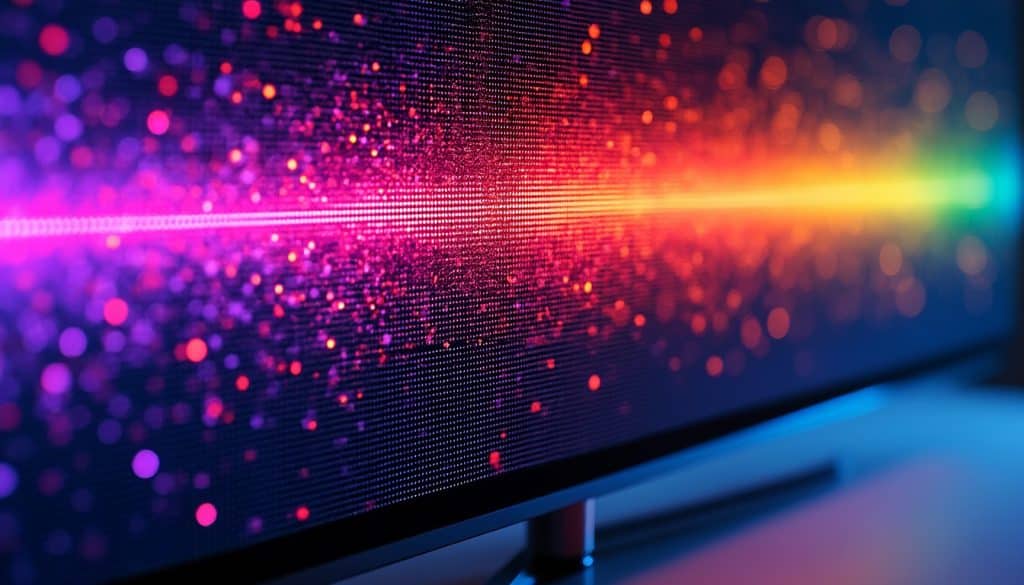 découvrez comment la technologie de point quantique améliore les écrans lcd en élargissant leur espace colorimétrique pour des couleurs plus vives et précises.