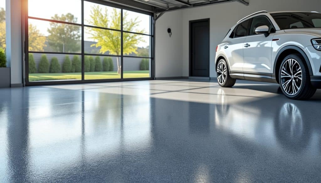 découvrez comment le revêtement en résine époxy protège et imperméabilise efficacement les sols des garages résidentiels, offrant durabilité et résistance aux intempéries.